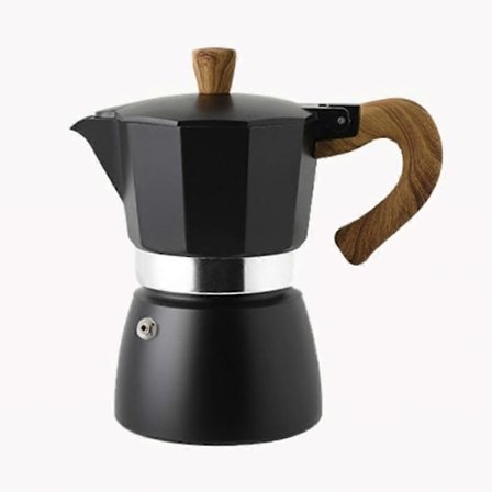 150ML/300ML Portabel Italiensk Espressobryggare i Aluminium Moka Kaffebryggare Hushålls Mocha Kall Extrakt Kanna för Cappuccino Latte