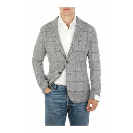 L.b.m. 1911 Formal Blazers Grå, Herre Jakkesæt Blazer