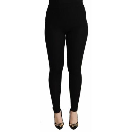 Dolce & Gabbana Leggings , Zwart , Dames , Maat: S