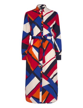 Lauren Ralph Lauren | Print Crepe Shirtdress | 40