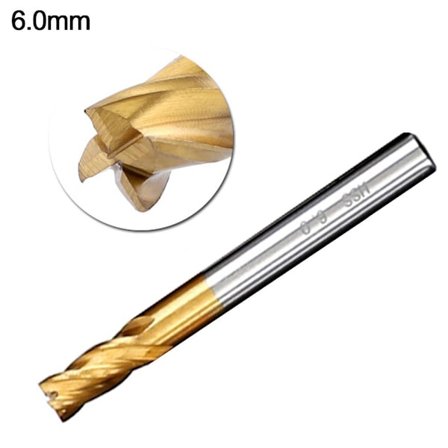 Fræser CNC lige skaft 6MM