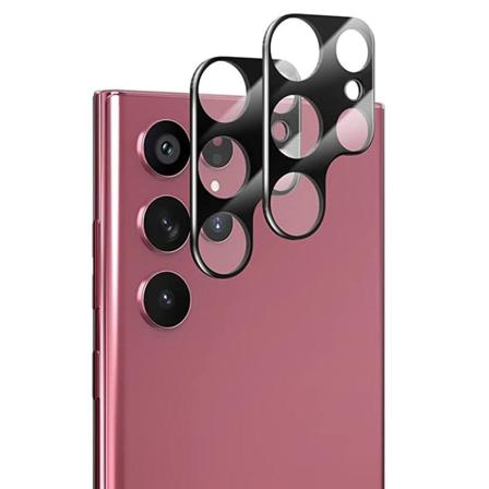 [2-pack] Samsung S22 Ultra Linsskydd I Härdat Glas - Svart