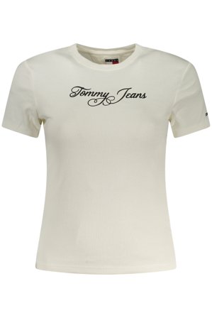 Tommy Hilfiger T-shirt Maniche Corte Donna Bianco