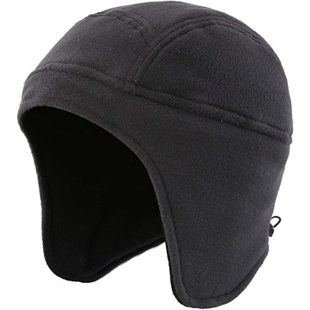 Unisex herr fleece mössa med öronlappar vindtät Yetsye mössa varm vintermössa