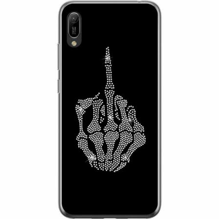 Huawei Y6 Pro (2019) Mjukt Skal - Fuck You Bling