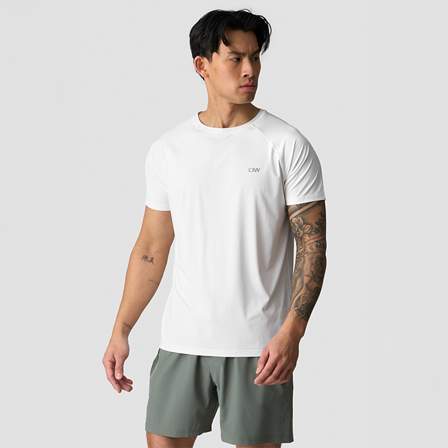 T-shirts ICANIWILL Trænings T-shirt Hvid - Bodyman.dk