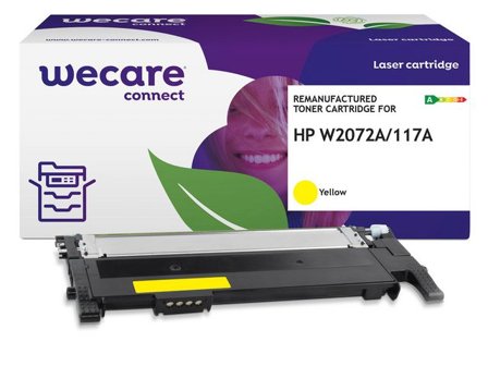 Wecare Toner HP W2072A 117A 1K gul - Lyreco - Toner och bläck - Tonerkassetter - Toner WeCare