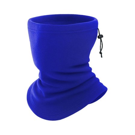 Fleece Halsvarmer Skjerf Ensfarget Justerbar Snøring Varm Polar Fleece Ride Ansiktsbeskyttelse Kaldt Vær Skjerf