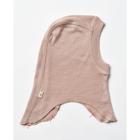 WHEAT Wool Balaclava Felix 2-pak Dry Rose Str 3-9 m/ 44-47 cm, Tøj & Bolig, Børnetøj, Babyhuer & -Hatte