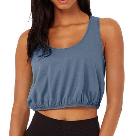 Ärmlös T-shirt För Träning Med Scoop-neck För Damer