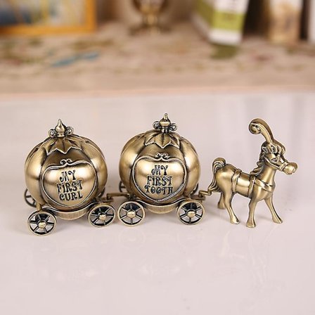 Hammasrasia, Ensimmäinen hammas ja kiharakiehkura -muistolaatikkosetti, vauvan hampaiden haltijakeijun lahjarasiat lapselle lapsille