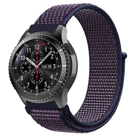 Kalebol Galaxy Watch 6/6 Classic Armband Nylon Loop - Blå