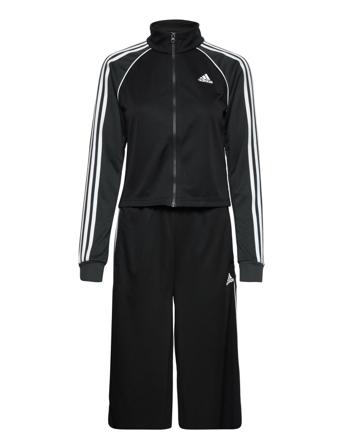 Teamsport Tracksuit Sweatshirts & Hoodies Tracksuits - SETS Sort Adidas Performance