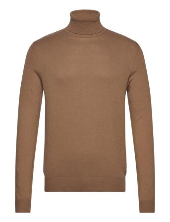 Jjeemil Knit Roll Neck Noos Jack & J S Brown
