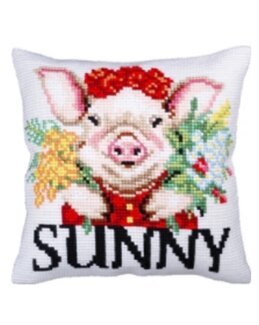 Stickpackung Kissen Sunny - Collection D'Art