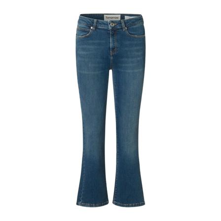 Tomorrow TD Malcolm Kick Flare Jeans wash Bardolino Blå, Dame, Størrelse: W27 L28