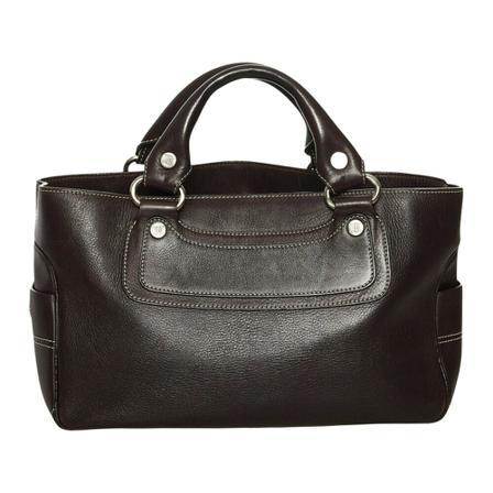 Celine Vintage HandTass , Bruin , Dames , Maat: ONE Size Vintage Tassen