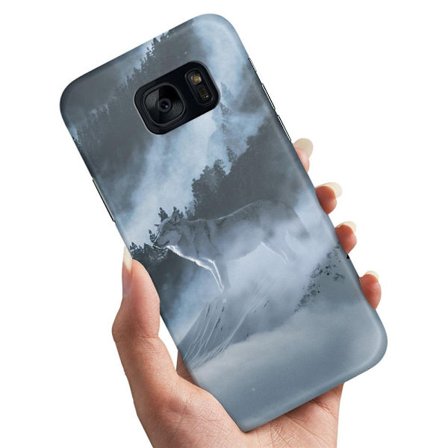 Cover / Mobilcover til Samsung Galaxy S7 - Arctic Wolf
