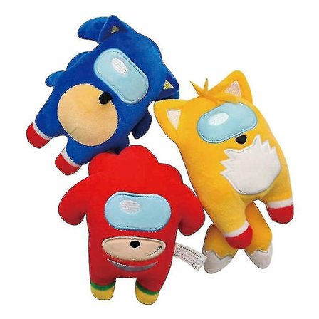 Plush Dukke Legetøj Anime Animation Sonic Among Us Action Figur Blød Fyldt Plus Dukker Til Drenge Piger Julegave Fødselsdagsgaver-i