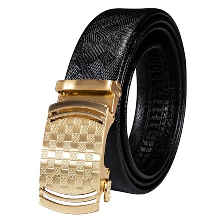 NYTT Luksuriøst Ekte Skinn Herrebelte for Menn 2020 Mote Designer Spennebelte Automatisk Skralle Midjebelte Svart Jeans Stropp