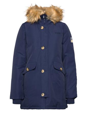 Miss Smith Jacket Outerwear Parka Coats Blå Svea