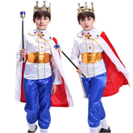 Lasten Prinssipoikien Puvut Cosplay Kuningas Pojan Pukeutumispuvut. 120cm. STYLE2