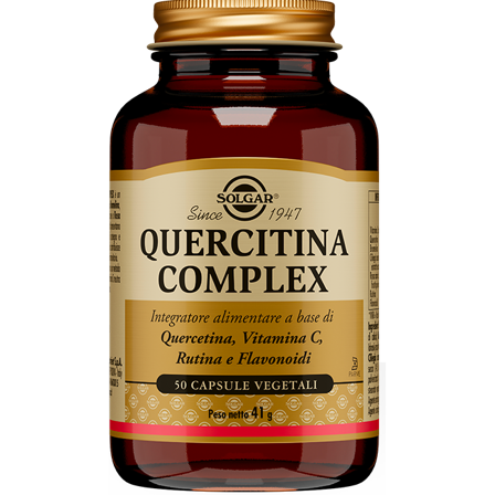 Solgar Quercitina Complex 50 Capsule - Integratore Antiossidante