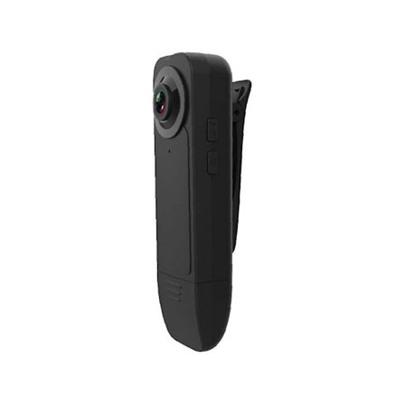 Mini Trådlös Kamera med Lätt Clip-on Videoinspelare 1080P Portabel Kamera med Mörkerseende Rörelsedetektering Svart YEMAESRE