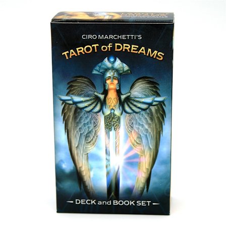 83 kortin pakka Oracle Tarot of Dreams -kortteihin, täysin englanninkielinen ennustuskorttipeli