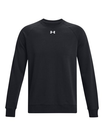 Ua Rival Fleece Crew Black Under Armour