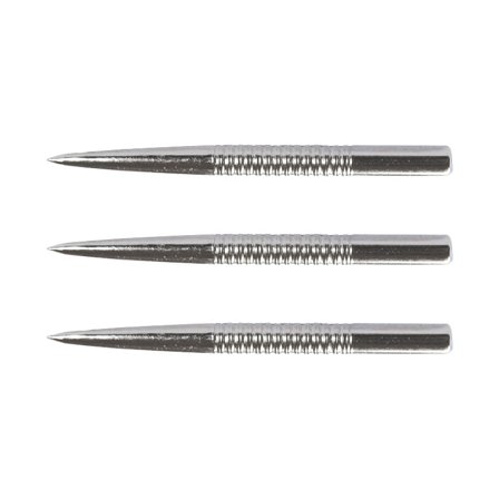 Red Dragon Darts Re-Point Steel Tip Darts Accessories 32mm Silver Ringed Effect Grip Replacement Points for Professional Players