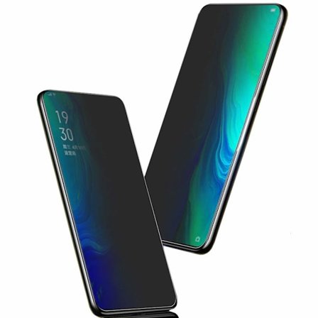Samsung A80 2.5D Anti-Spy 2-PACK Skärmskydd Ram 9H