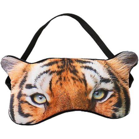 Tiger Sovende Maske Bomull 3D Sovende Øyemaske Deksel for Jenter Barn