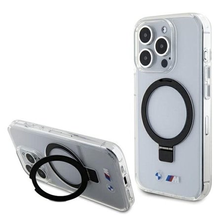 BMW Ring Stand M Collection MagSafe-etui til iPhone 15 Pro - Klar