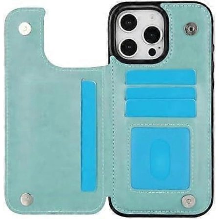 Mobile Phone Case Compatible with iPhone 16 Pro Max 6.9 inch with Tempered Glass Screen Protector Card Holder Wallet Case Stand Flip Leather Cell i 