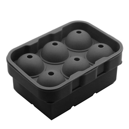 Sæt med 2 runde og firkantede isterningforme Isterningbakker Håndværktøj Isterningmaskine til afkøling af whisky og drikkevarer