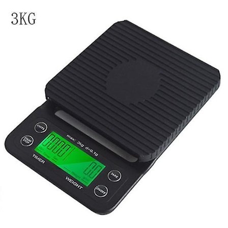 Kjøkkenvekt med Timer Presisjon Elektronisk Smart Digital