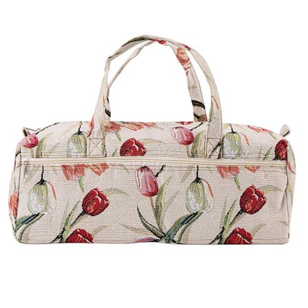 Husholdningstekstil Håndverk Strikkepinner Oppbevaring Genser Vevd Organizer Bag Rose