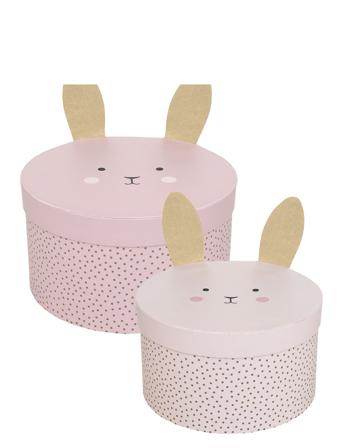 Förvaringsask Bunny Home Kids Decor Storage Storage Boxes Liila JaBaDaBaDo