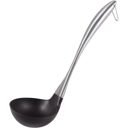 Silikon Øse, Matvaregodkjent Varmebestandig Non-Stick Silikon Suppeøse, 304 Rustfritt Stål Håndtak