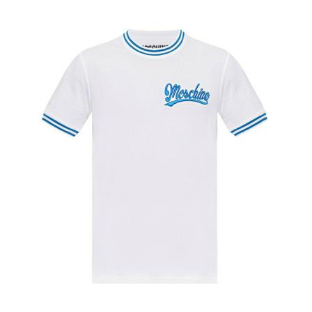 Moschino T-shirt with logo Hvid, Herre