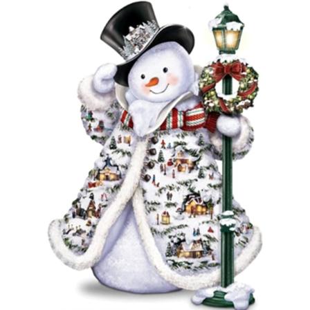 30x40cm Joulu Timanttimaalaus DIY 5D Timanttimaalaussetti, D