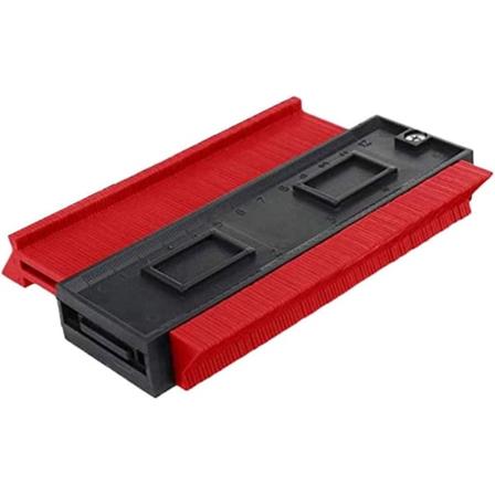 5" Standard Profilverktyg för Trämarkering - Hållbart och Bekvämt Rött Laminat"
