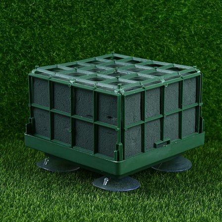 1 kpl Vihreä neliö koristeellinen kestävä hääauto kukkavaahto Bri