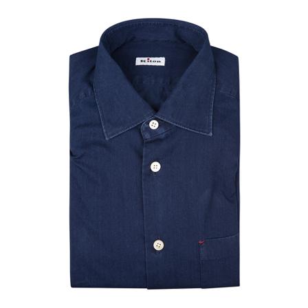 Kiton Shirt Blå, Herre Skjorter