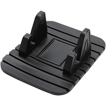 Svart Sklisikker Bil Dashbordfeste, Universell Silikon Bilfeste Mobiltelefonholder Bil Dashbord Mobiltelefonholder