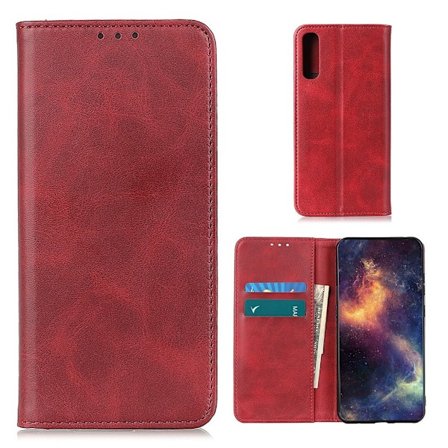 Äkta läder Sony Xperia 5 II fodral - Röd