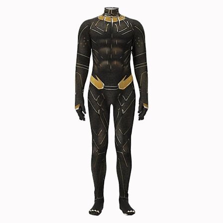 Black Panther Bodysuit CosplayParty Jumpsuit Vuxen pojkdräkt