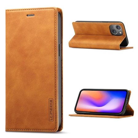 LC.IMEEKE iPhone 13 Mini flip etui - Brun