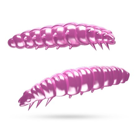 Libra Lures Larva 30 Krill (15-pack) - Pink Pearl
